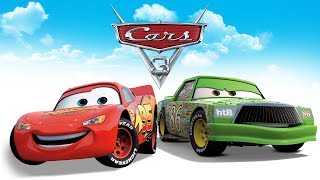 Cars 3 Movie English Game Chick Hicks Lightning McQueen Takedown [upl. by Aiveneg]