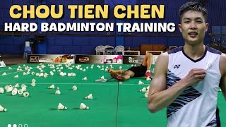 Chou Tien chen badminton training compilation 🥵🥵🥵 [upl. by Perceval896]