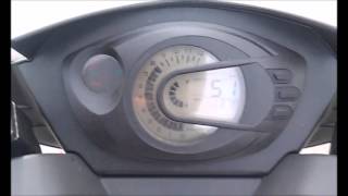 Baotian BT49QT28C acceleration 060kmh [upl. by Aihsilat]