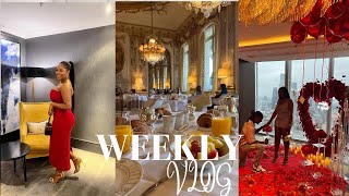 VLOG  SUPRISE ENGAGEMENT ADDRESSING NEGATIVITY AFTERNOON TEA amp MORE  Edwige ala mode [upl. by Anoblav294]