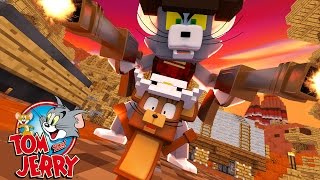 Minecraft O GATO DE XERIFE  07  TOM E JERRY [upl. by Sou867]