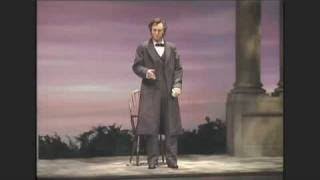 Great Moments with Mr Lincoln animatronic segment at Disneyland [upl. by Adnuhsar550]