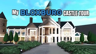 My First Castle Tour In BLOXBURG LilPeachesYT [upl. by Gannie830]