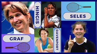 Graf Seles amp Hingis Davenport  How They Changed [upl. by Eachelle]