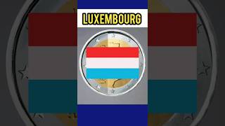 2 Euro Coin in Hindi  €2  Luxembourg  Map Of EU  Grand Duke Henri luxembourg shorts [upl. by Chor]