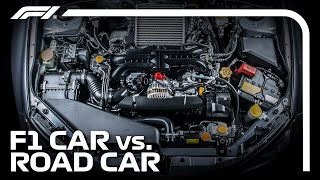 F1 Car vs Road Car The Differences In The Engine Explained  Aramco [upl. by Rimisac163]