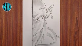 How to draw piccolo drawing easy step by step [upl. by Beattie951]