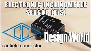 Canfield Connectors electronic inclinometer measures tilt or slope in harsh environments [upl. by Uhp]