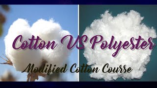 Cotton VS Polyester Carded VS Combed StapleFiberFilament  Read Disclaimer in description [upl. by Schlosser]