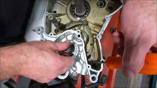 Ducati gear shifter mechanism spring replacement and shifter setting [upl. by Yahsat]