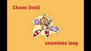 Chaos instrumental 1 hour seamless loop FNF Vs SonicEXE [upl. by Prudy]