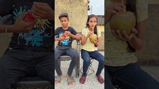 Anjali ke nariyal ke andar yah kya nikala 😱 shorts youtubeshorts funny [upl. by Lyrehc931]