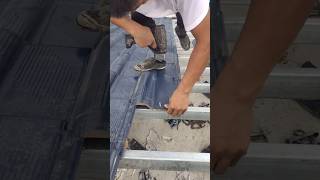 Roof glazed tile installation process [upl. by Curry]