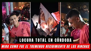 LOCURA TOTAL en Córdoba con el recibimiento a River así llegó el equipo para jugar contra Instituto [upl. by Leonhard611]