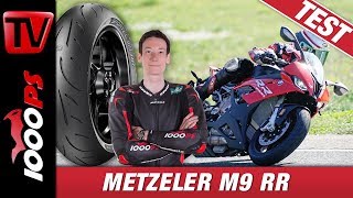 Metzeler M9 RR im Test Landstraße Rennstrecke und bei Nässe  Was kann der Nachfolger des M7 RR [upl. by Fee3]