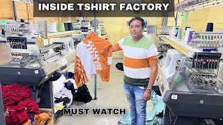 Tshirt Factory  Premium Knitted Tshirt  Tshirt Wholesale  Shreyash Enterprises [upl. by Tumer]