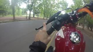 Honda Titan una vuelta por el parque  GoPro 1080p [upl. by Nyleak]