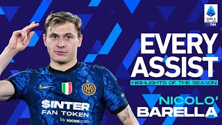 Barella Inter’s tireless runner  Every Assist  Highlights of the season  Serie A 202122 [upl. by Ailimac727]