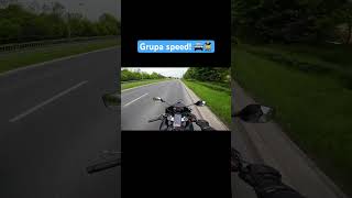 Grupa speed 🚔👮‍♂️ motocykl motocyklista motocykle motocyklistka suzuki policja [upl. by Aynnek]