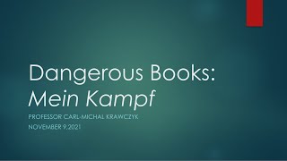 Dangerous Book  Mein Kampf [upl. by Yelnikcm]