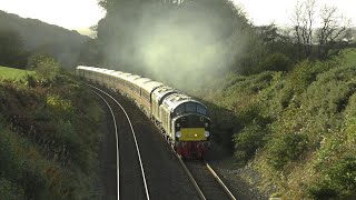 2 x Class 40s D213 amp D345 roar the Devon Banks [upl. by Anpas282]