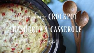 Crockpot Hashbrown Casserole [upl. by Hayyikaz]