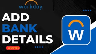 How To Add Bank Details in Workday [upl. by Jarek]