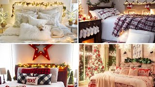 🎄100 CHRISTMAS BEDROOM DECOR IDEAS  AMAZING CHRISTMAS DECORATIONS 2024  CHRISTMAS TRENDS 2024 🎄 [upl. by Holmen]