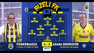 Fenerbahçe 42 Adana Demirspor  FB TV GOL ANLARI  3 Nisan 2024 [upl. by Eaj]