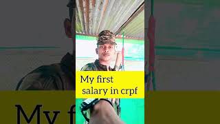 My first salary in crpf 😍💯  ssc gd first salary  salary sscgd trending [upl. by Yelrak287]