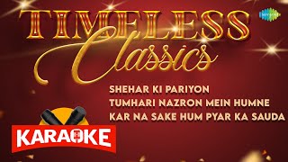 Timeless Karaoke Classics  with Lyrics  Shehar Ki Pariyon  Udit Narayan  Asha Bhosle Kumar Sanu [upl. by Sawyere]