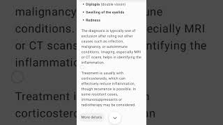 IOIS Idiopathic Orbital Inflammatory Syndrome [upl. by Zoara]