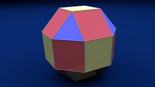 Solid Shapes And Their Nets Rhombicuboctahedron  Ромбокубоктаедр  Ромбокубоктаэдр [upl. by Zitella]