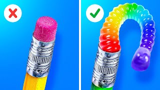 BEST WAYS TO SNEAK FOOD INTO CLASS  Awesome Food Hacks And Tricks by 123 Go Series [upl. by Norbert]