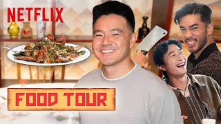 Philip Wang tours the San Gabriel Valley food scene with the cast of The Brothers Sun  Netflix [upl. by Jarita]