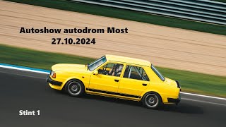 Skoda 136LA autodrom Most 27102024 1 stint [upl. by Mccafferty514]