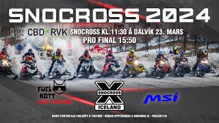 CBD RVK SNOCROSS DALVÍK 24MARS 2024 [upl. by Sivahc959]