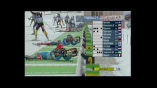 Biathlon WM in Ruhpolding 2012 Massenstart der Damen [upl. by Keisling814]