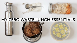 MY ZERO WASTE LUNCH ESSENTIALS [upl. by Ellehcim]