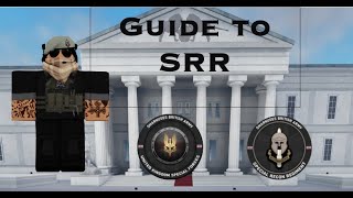 Guide to SRR  BAs Special Recon Regiment ROBLOX [upl. by Coffey413]