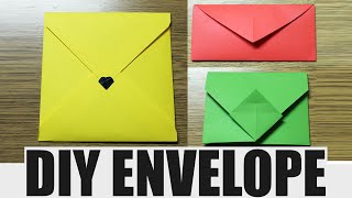 How to make an envelope  DIY paper envelope [upl. by Fariss]