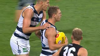 SELWOOD v TRENGOVE  Port Adelaide v Geelong [upl. by Navonoj]