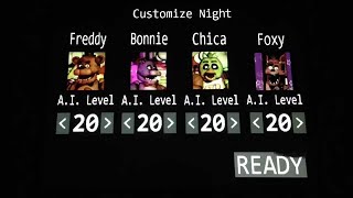 How To Beat Fnaf 1 420 Mode in ONE ATTEMPT Easy Strategy 2022 Check Description [upl. by Gabler63]