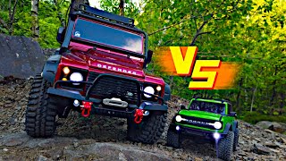 TRAXXAS TRX4 vs TRX4m  RC Crawler Offroad TEST [upl. by Esinrahs]