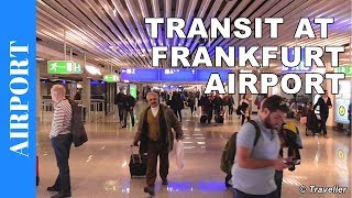 TRANSIT WALK AT FRANKFURT Airport FRA Terminal 1  Connection Flight Transfer Arriving amp Departing [upl. by Marola370]