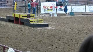 2014 Extreme Cowboy Race Non Pro World Champion  Texan At The Ritz Buford [upl. by Sialac]