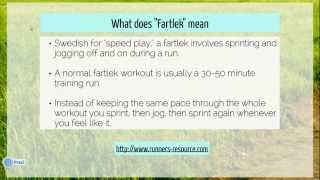 How to Run Fartlek Workouts [upl. by Nomit]