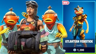 I got 100 FANS to Scrim for the NEW ATLANTEAN FISHSTICK SKIN [upl. by Rufe]