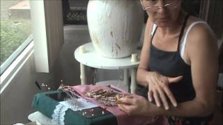 Maret Prans making torchon lace [upl. by Byran]