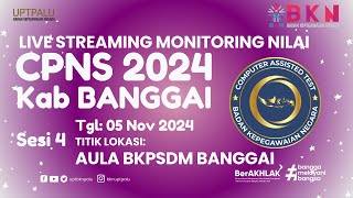 UJIAN SKD CPNS 2024 TILOK AULA BKPSDM BANGGAI SESI 4 TGL 05 NOV 2024 [upl. by Ayhdnas521]